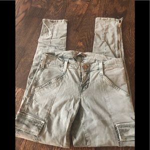 NWOT JBrand utility jeans with side zippers.
